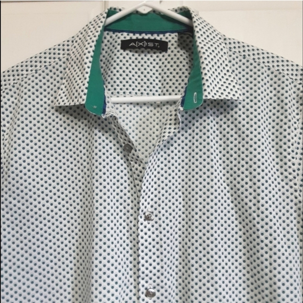 Axist Button Up Shirt Mens Large - Picture 3 of 12